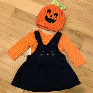 Halloween!! 3m outfit with pumpkin hat!